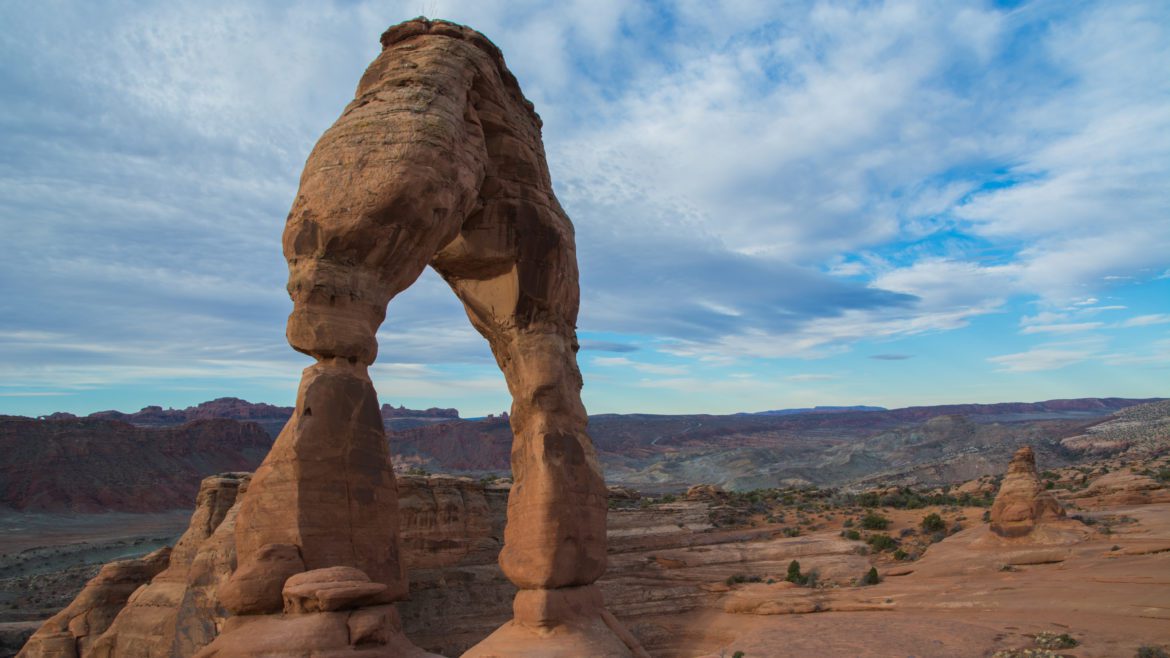 Delicate Arch at Arches National Park in Moab, Utah