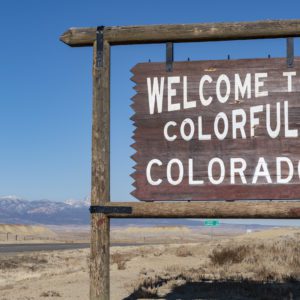 Welcome to Colorado Highway Sign