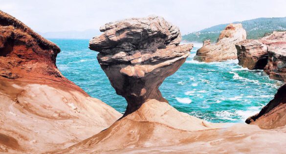Balance Rock at Cape Kiwanda