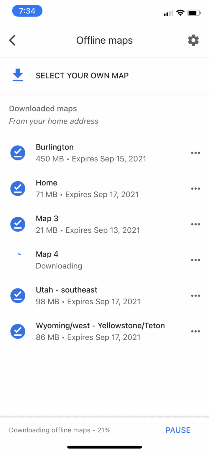 How to Save an Offline Map in Google Maps Amazing America