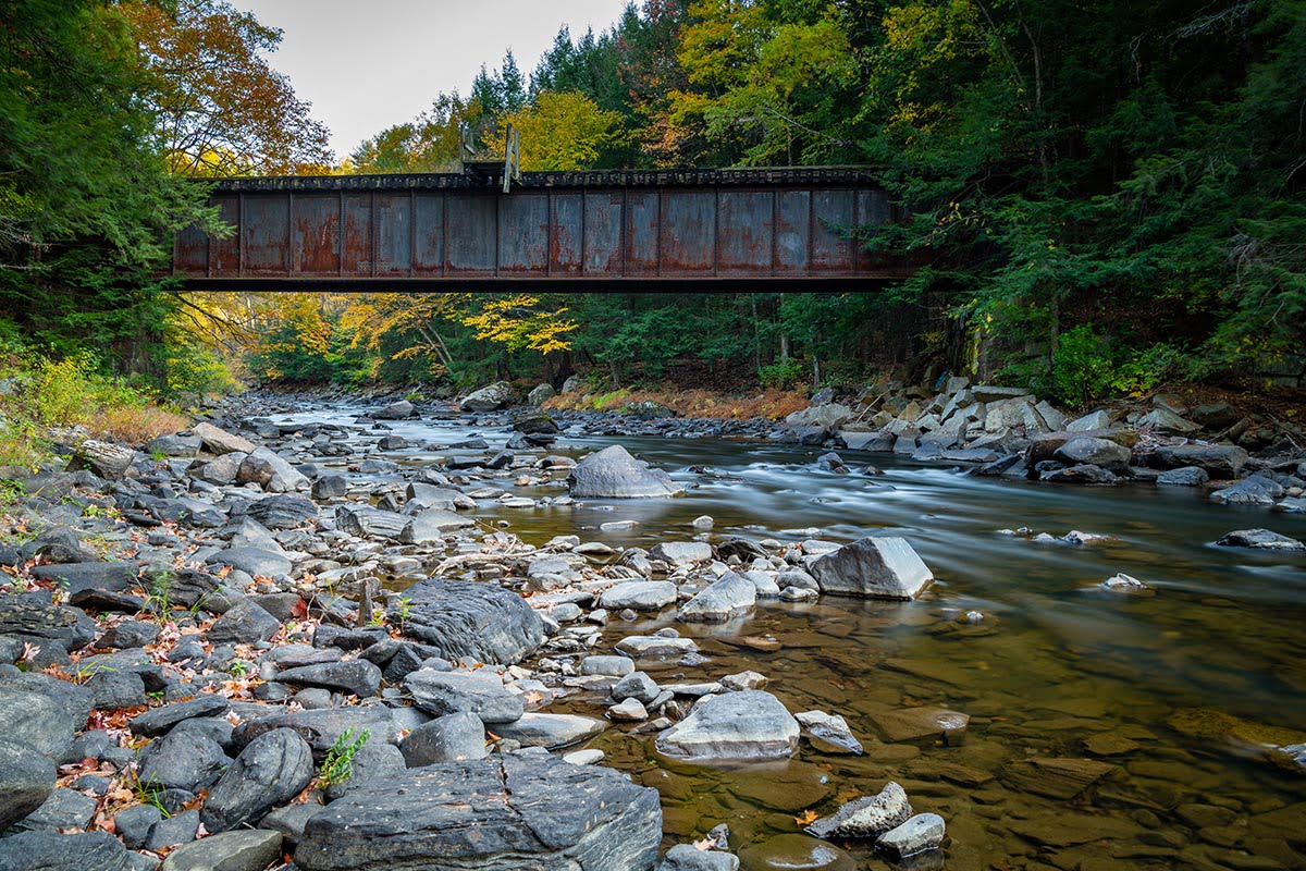 The Mascoma River in Lebanon, New Hampshire