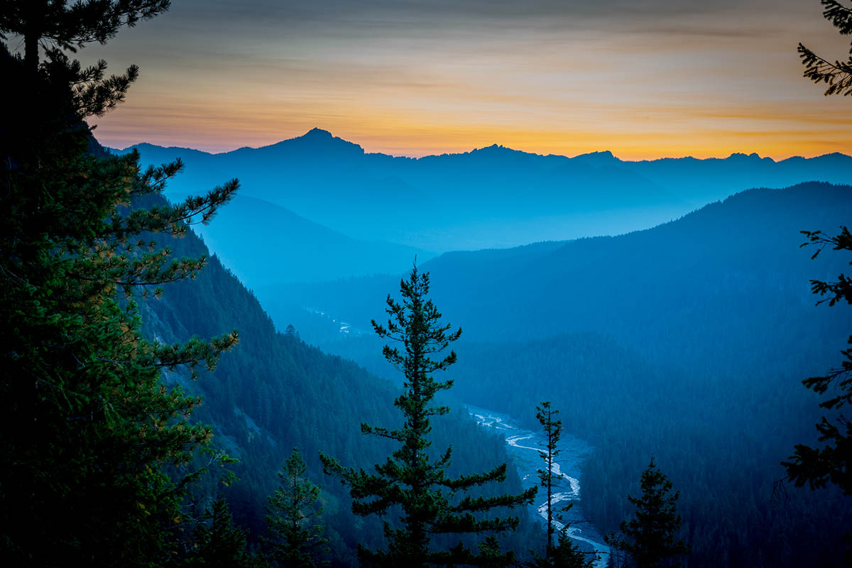 Ricksecker Point in Mt. Rainier National Park in Ashford, Washington on October 2, 2020.