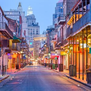 Bourbon Street in New Orleans, Louisiana