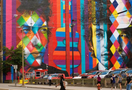 Bob Dylan Mural - Amazing America