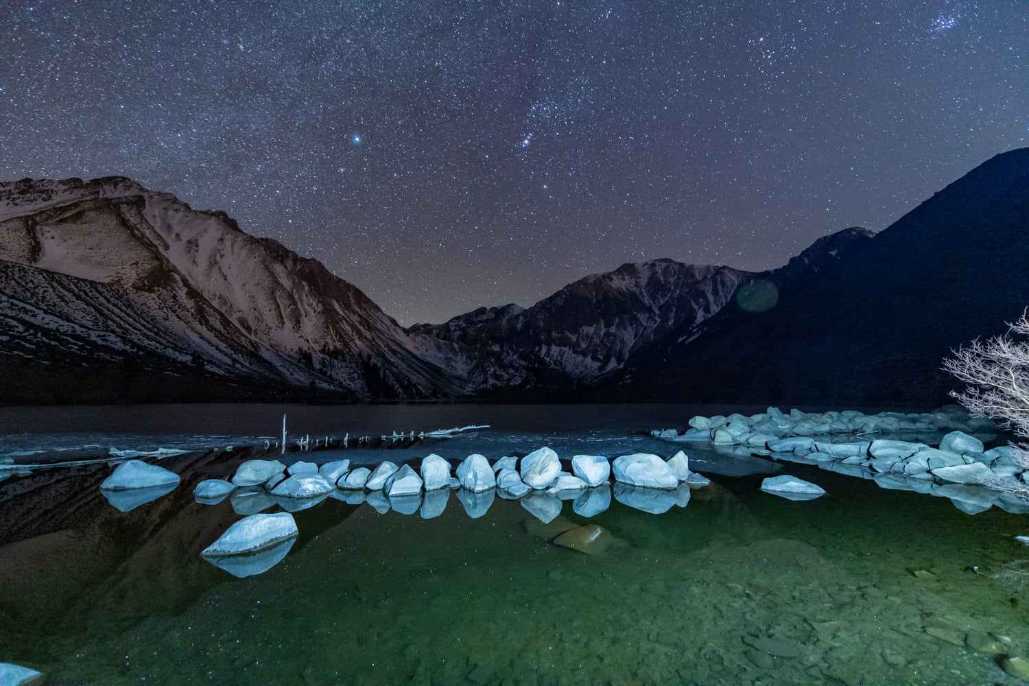 Convict Lake at Night