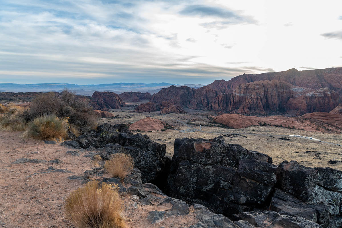 Snow Canyon State Park in Ivins, Utah on December 24, 2020. 