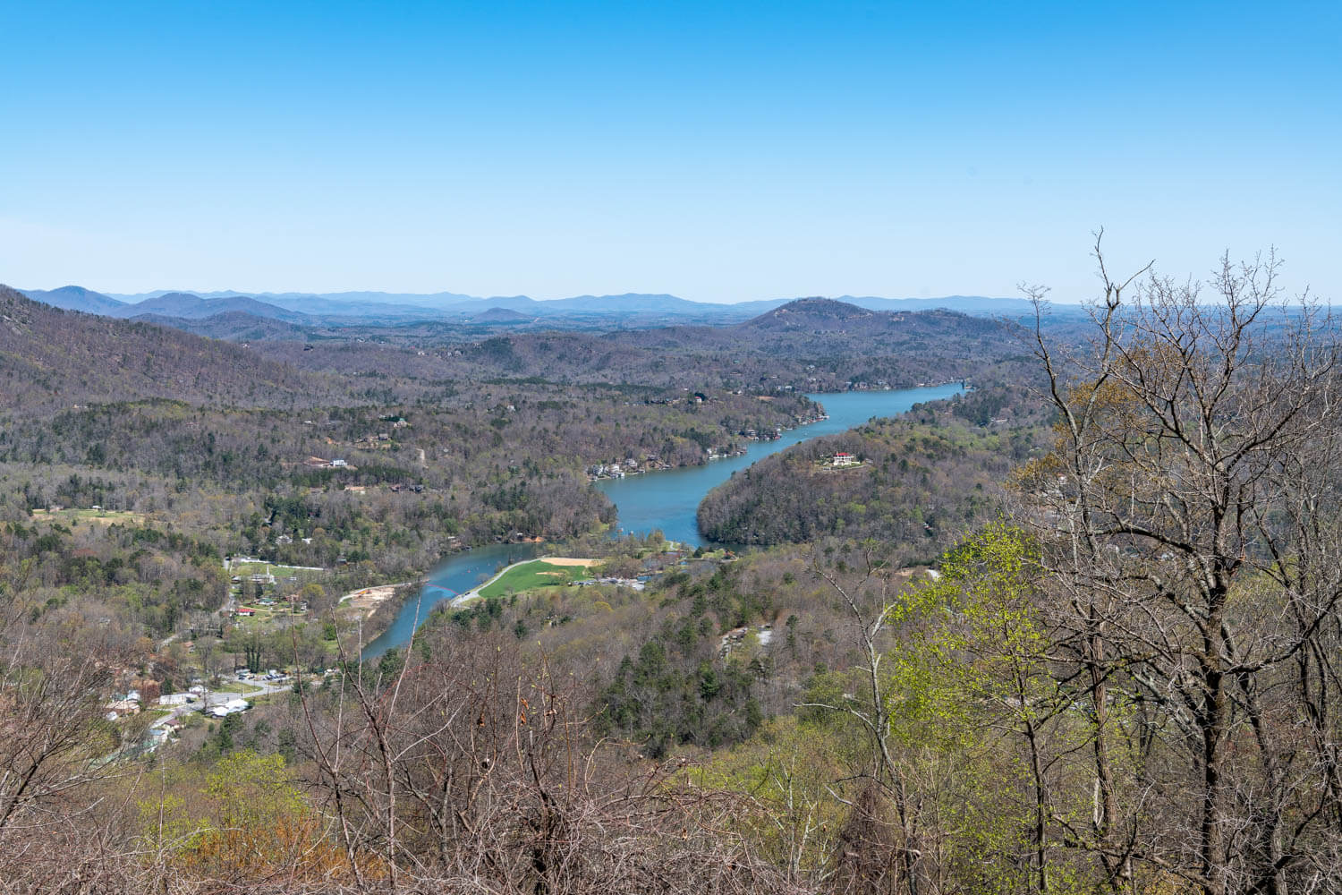 View from Chimney Rock State Park