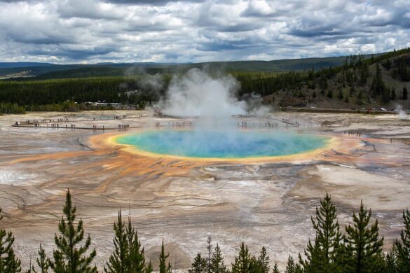 Grand Prismatic Spring Overlook - Amazing America