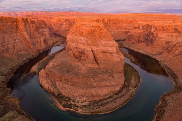 Horseshoe Bend in Page, Arizona in 2018.