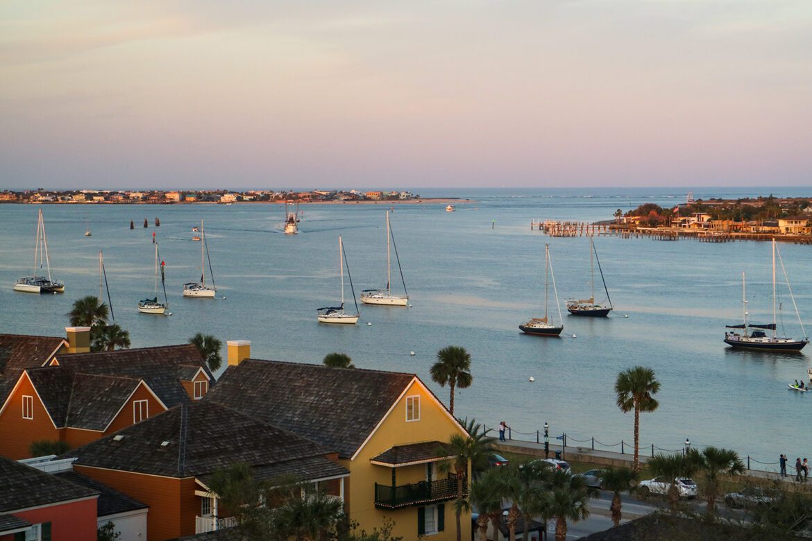 St. Augustine at sunset